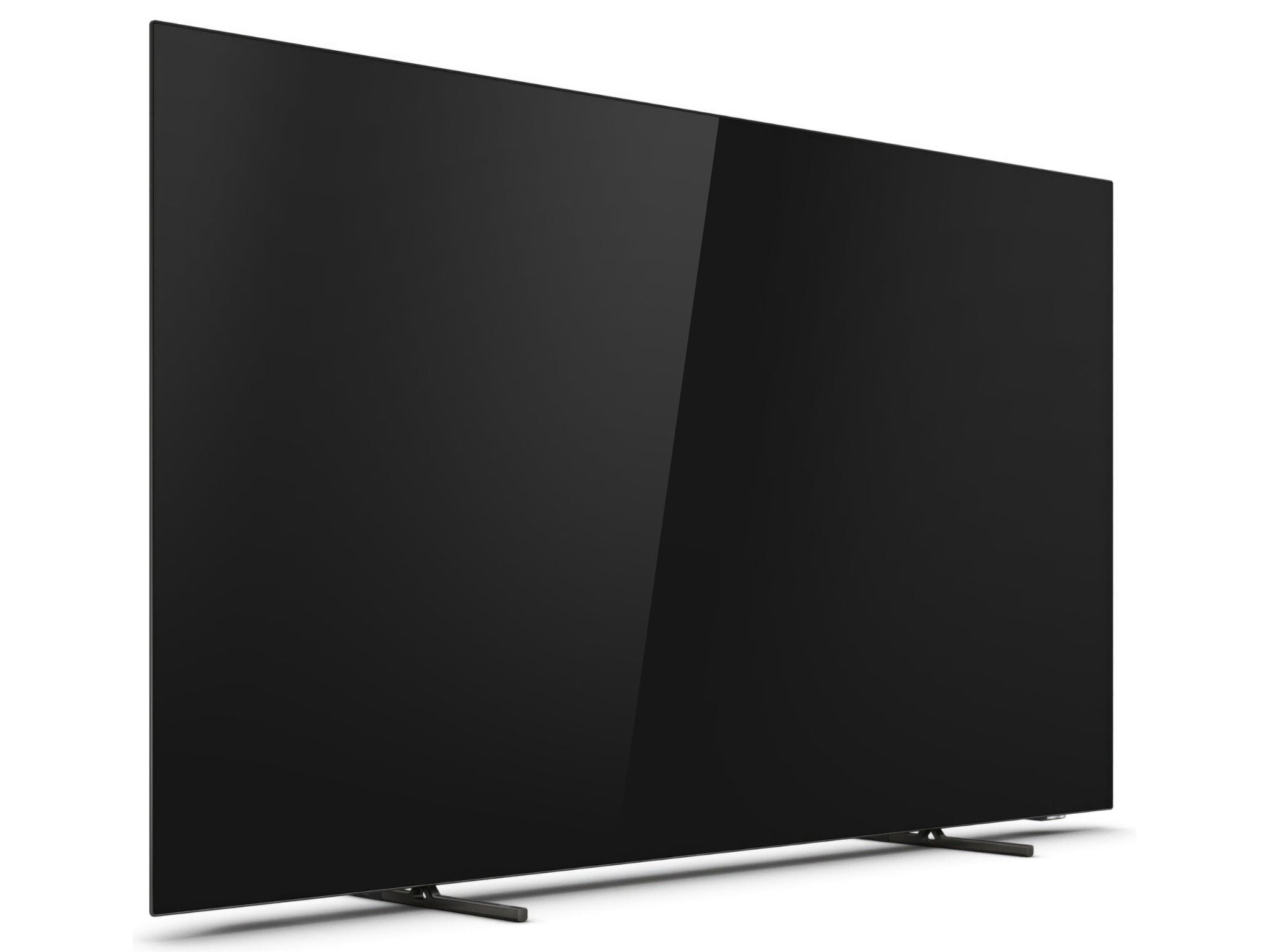 Philips 77OLED770 77 cali widok pod kątem nowoczesny design OLED Ambilight
Po skosie (2)