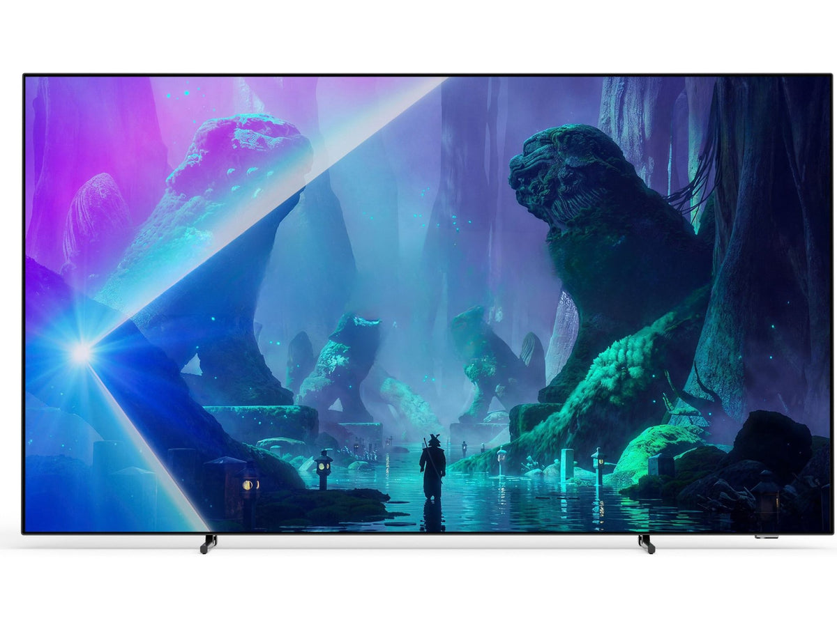 Philips 55OLED801/12 55 cali OLED 4K Ambilight Smart TV widok z przodu