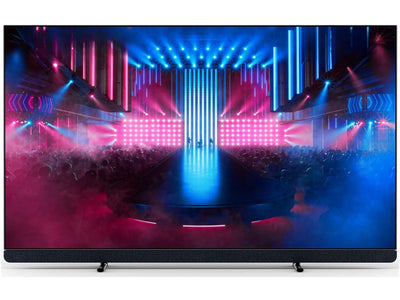 Philips 77OLED909 65 cali OLED 4K Smart TV widok z przodu Ambilight cienka ramka
