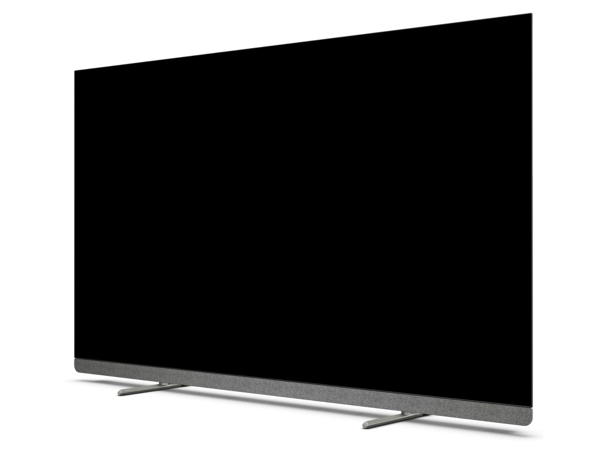 Philips 77OLED910 55 cali widok pod kątem nowoczesny design OLED Ambilight