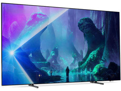Philips 65OLED801/12 OLED 4K Ambilight widok po skosie