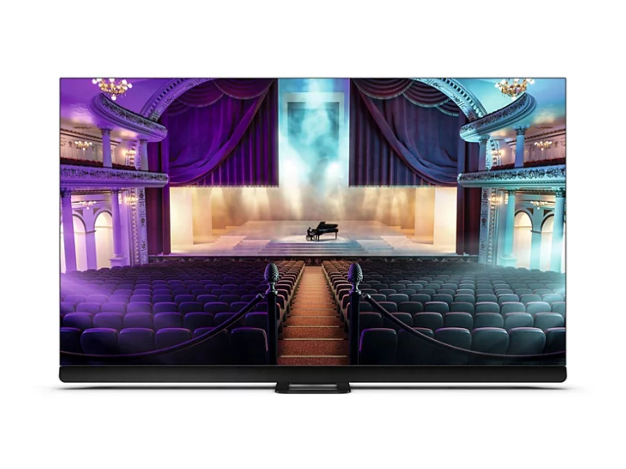 Philips 77OLED908 77 cali OLED+ Ambilight 4K widok z przodu