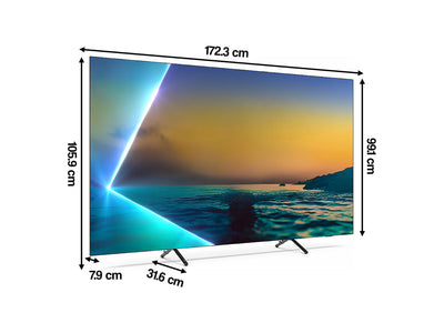 Philips 77OLED820 77 cali wymiary szerokość wysokość głębokość