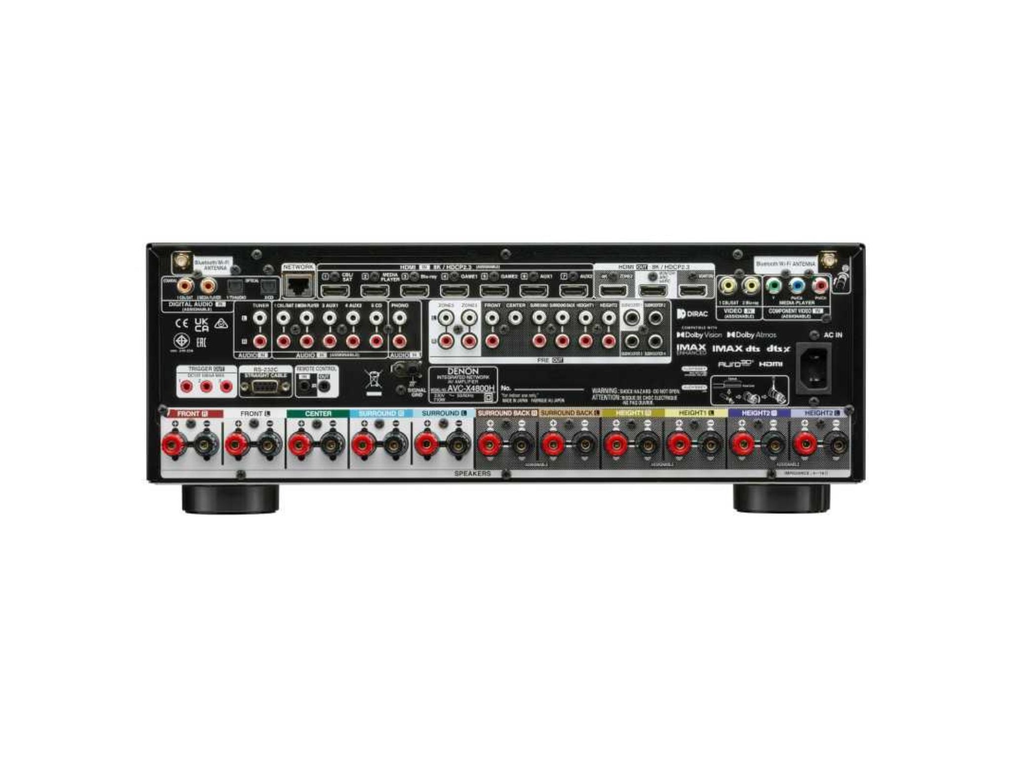 DENON AVC-X4800H SREBRNY