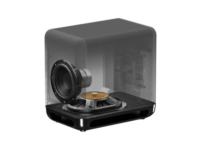 Subwoofer SONY SA-SW5 Czarny, Aktywny, Bezprzewodowy, 300W, Typ Bass Reflex, 7" Przetwornik, Kompatybilny z Soundbarami Sony