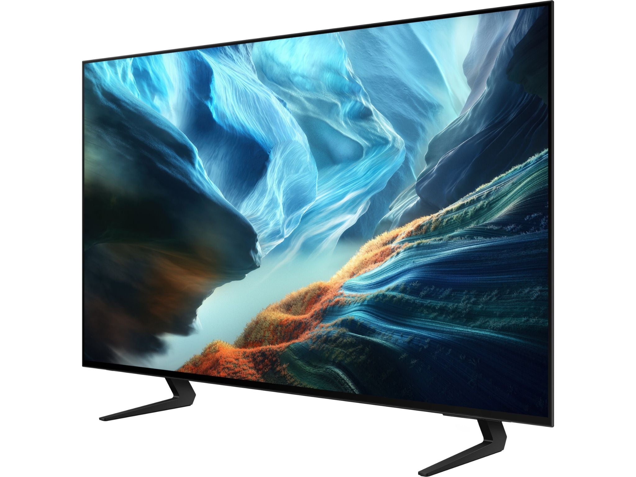 Samsung 42S90H Smart TV 42 cale 4K widok boczny pod kątem smukła obudowa