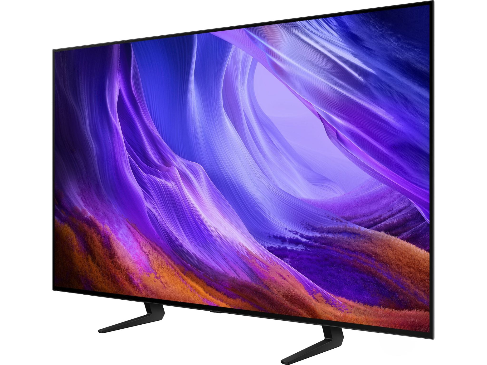 Samsung 48S85H Smart TV 48 cali 4K widok boczny pod kątem smukła obudowa