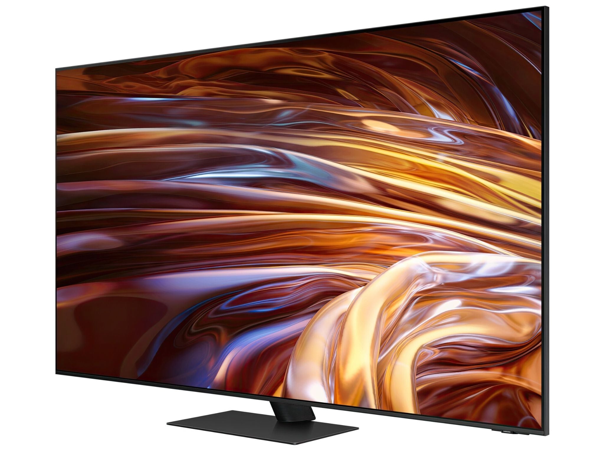 Samsung 85QN95D Smart TV 85 cali 4K widok boczny pod kątem smukła obudowa