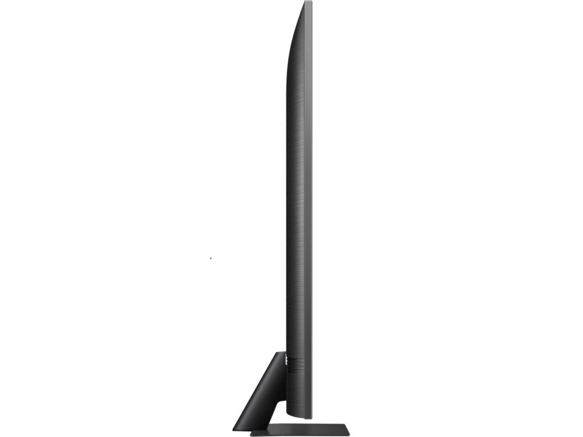 Samsung 98Q80C profil boczny cienki telewizor QLED 4K