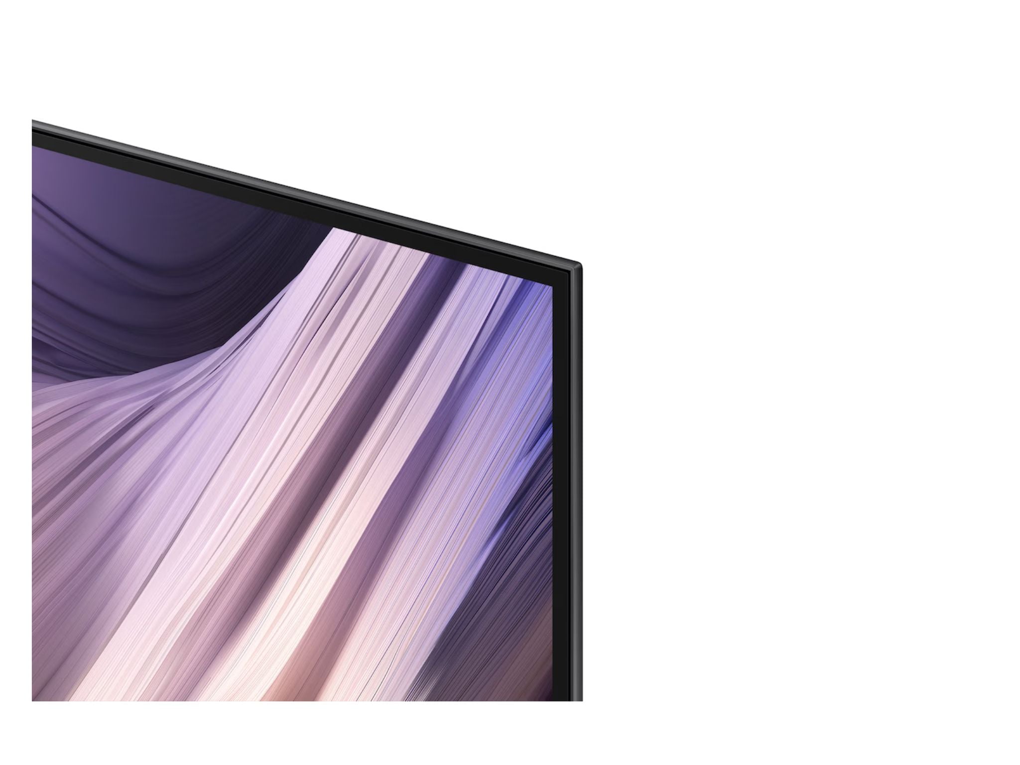 Samsung QE48S95H ultracienka ramka zbliżenie