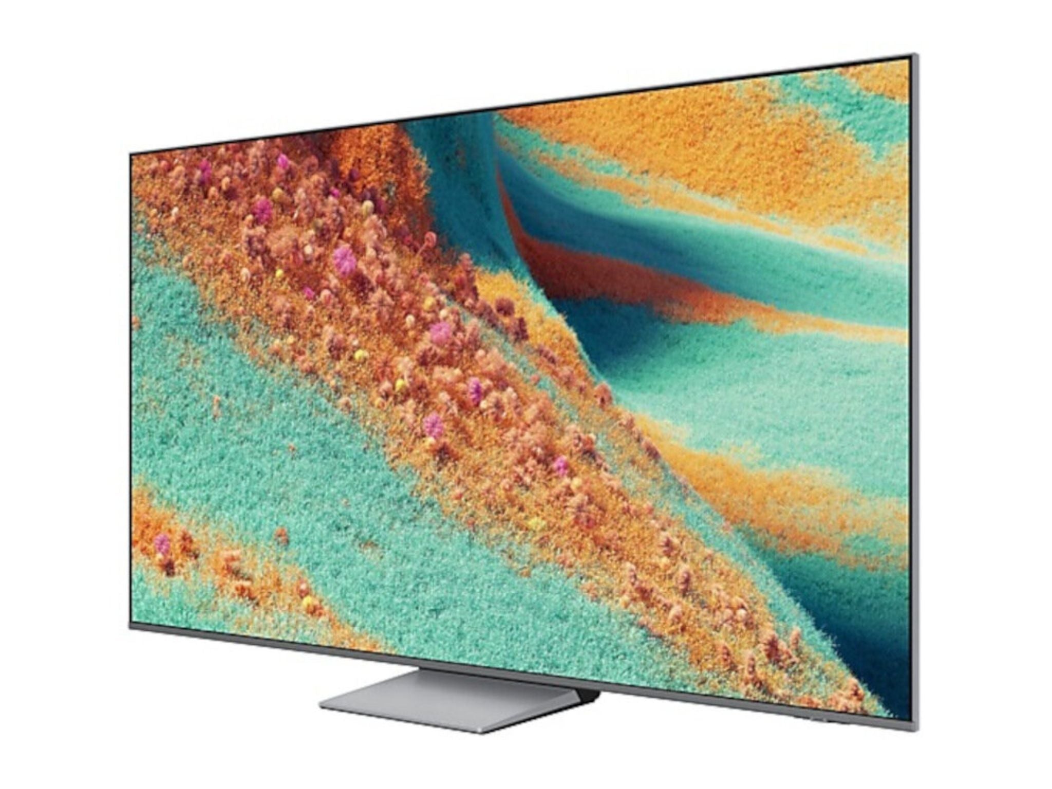 Samsung QE85QN85F 85 cali widok pod kątem nowoczesny design telewizora