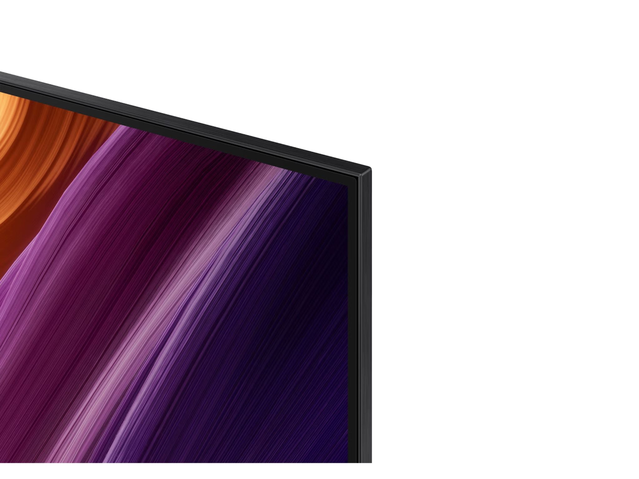 Samsung QE77S95H ultracienka ramka zbliżenie