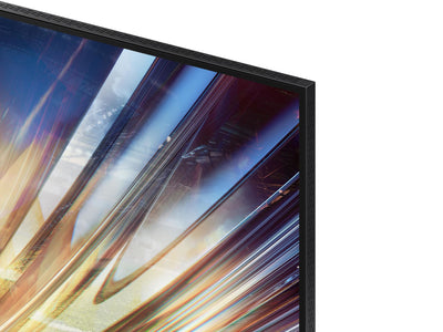 Samsung QE75QN800D cienka ramka zbliżenie detali ekranu
