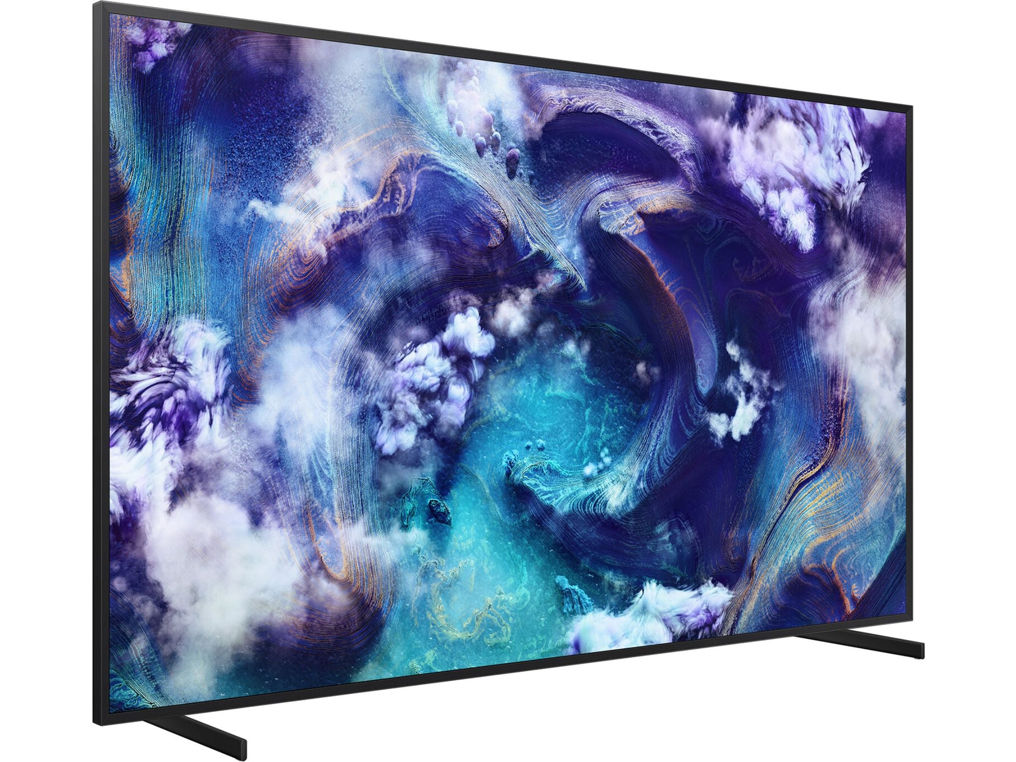 Samsung QE85QN900F 85 cali widok pod kątem nowoczesny design telewizora