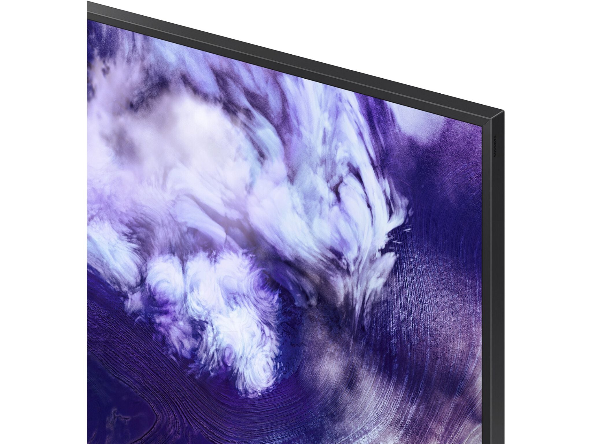 Samsung QE85QN900F ultra cienka ramka zbliżenie detali ekranu