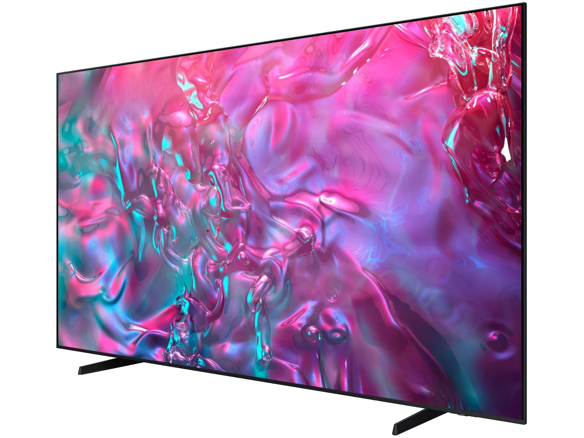 Samsung UE98DU9072U Smart TV 98 cali 4K widok boczny pod kątem smukła obudowa