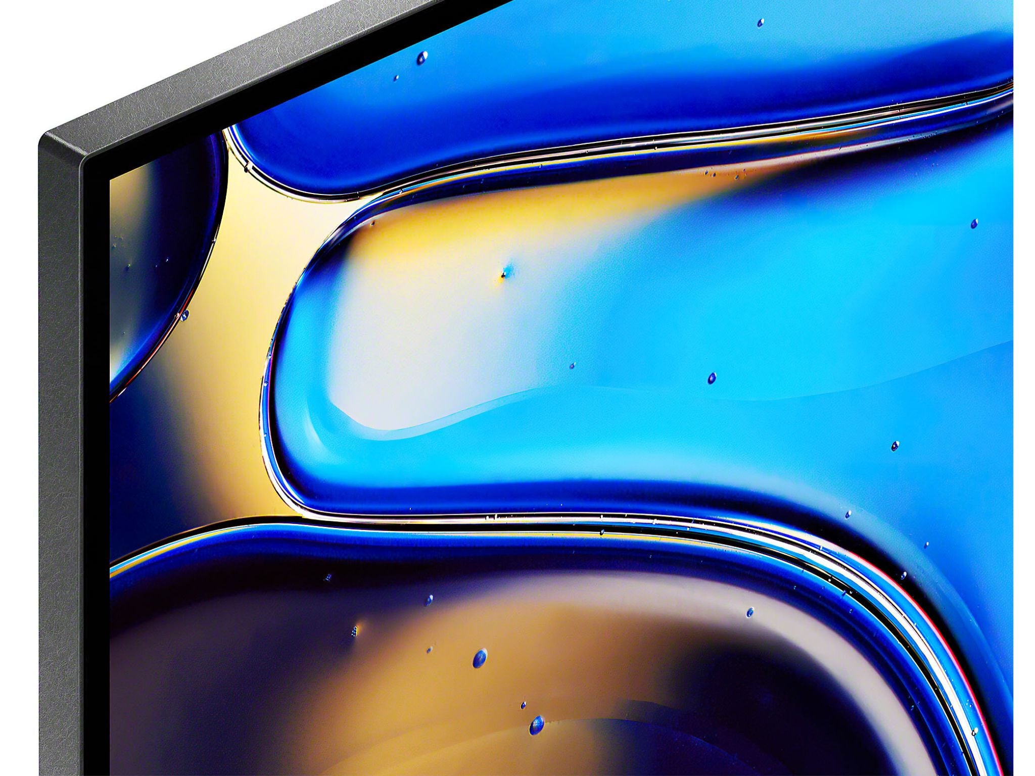 Sony XR-77X80 cienka ramka zbliżenie detali ekranu
