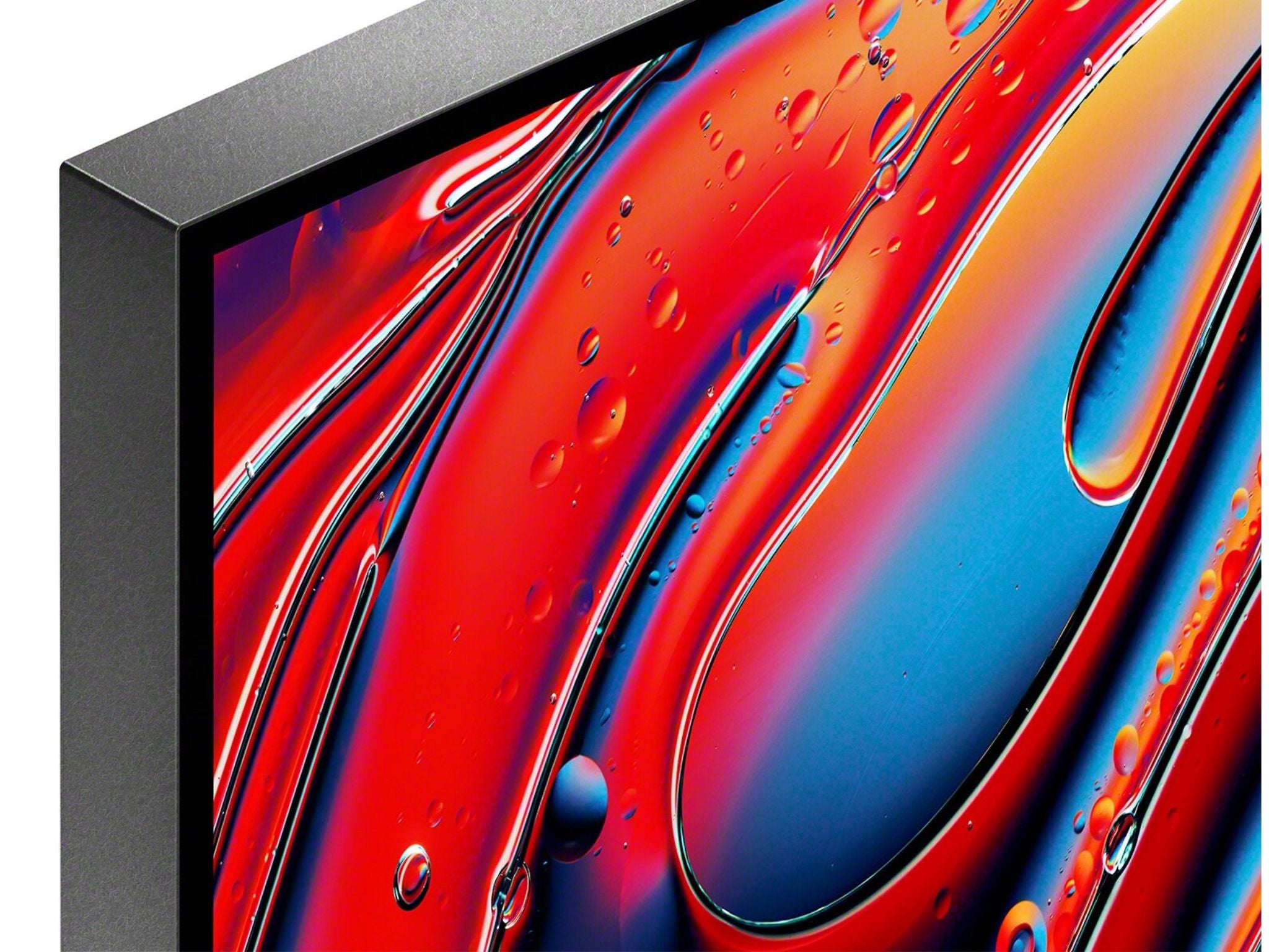 Sony XR-85X90 cienka ramka zbliżenie detali ekranu