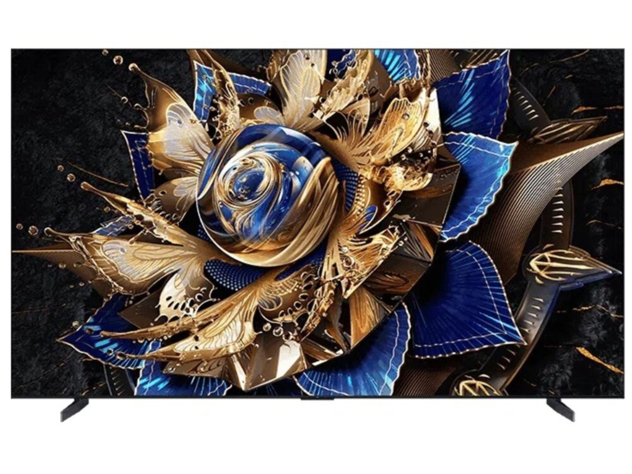 TCL 115X955 115 cali Mini LED 4K Smart TV widok z przodu cienka ramka