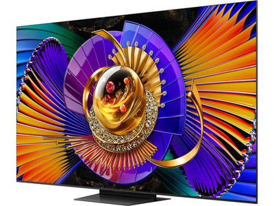 TCL 75C7L telewizor 75 cali Google TV widok po skosie