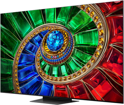 TCL 75RM7L telewizor RGB-Mini LED 75 cali widok po skosie