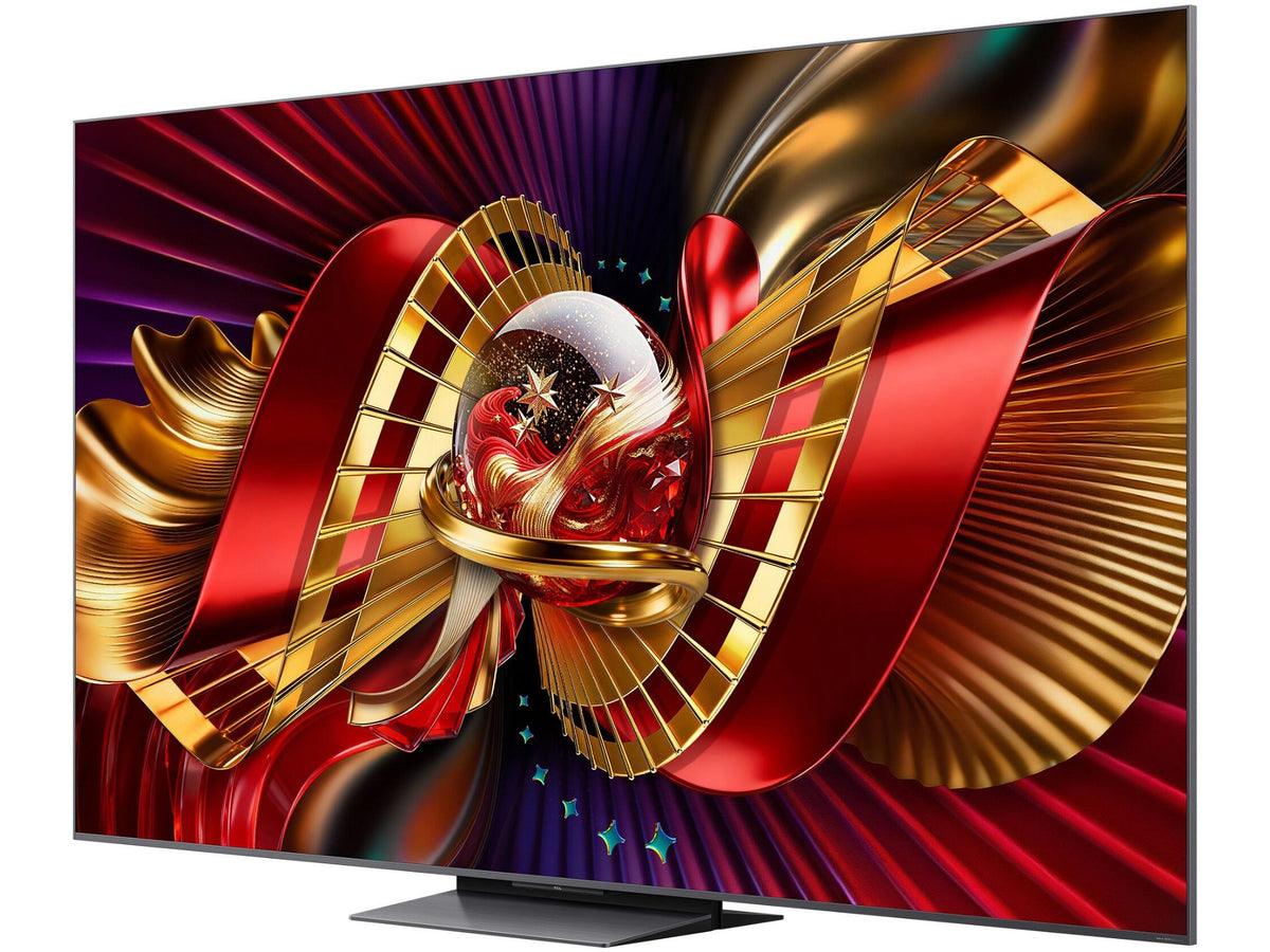 TCL 85C8L telewizor Mini LED 85 cali widok po skosie