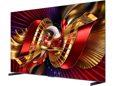 TCL 98C8L telewizor Mini LED 98 cali widok po skosie