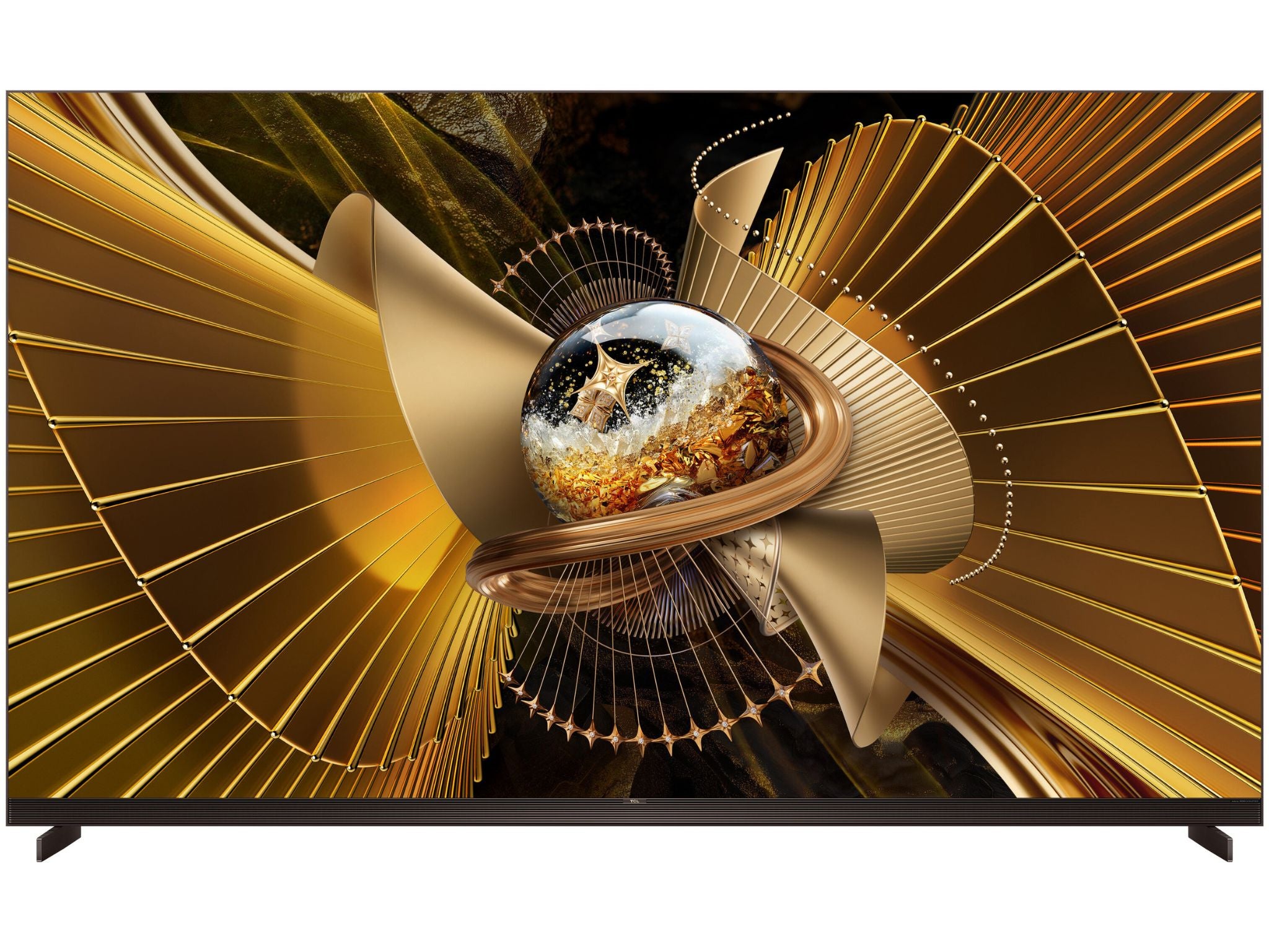 TCL 98X11L 98 cali SQD Mini LED 4K Google TV widok z przodu