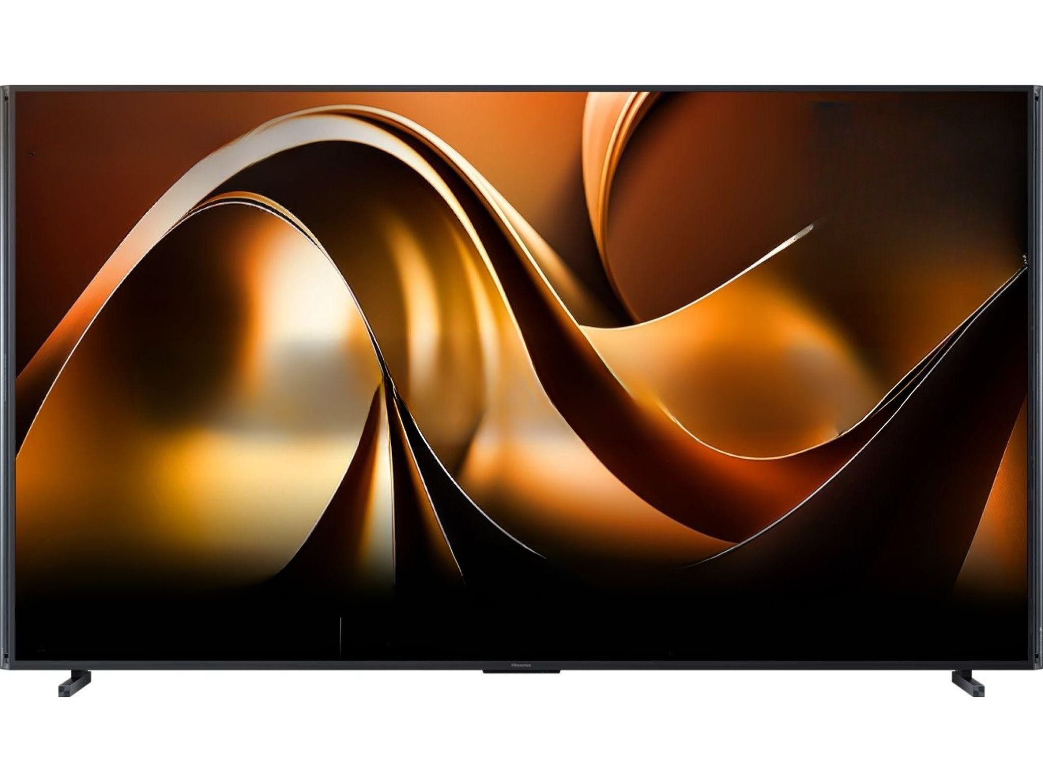 Telewizor Hisense 110UXNQ 110 cali 4K Smart TV – ogromny ekran Mini LED klasy premium, widok z przodu