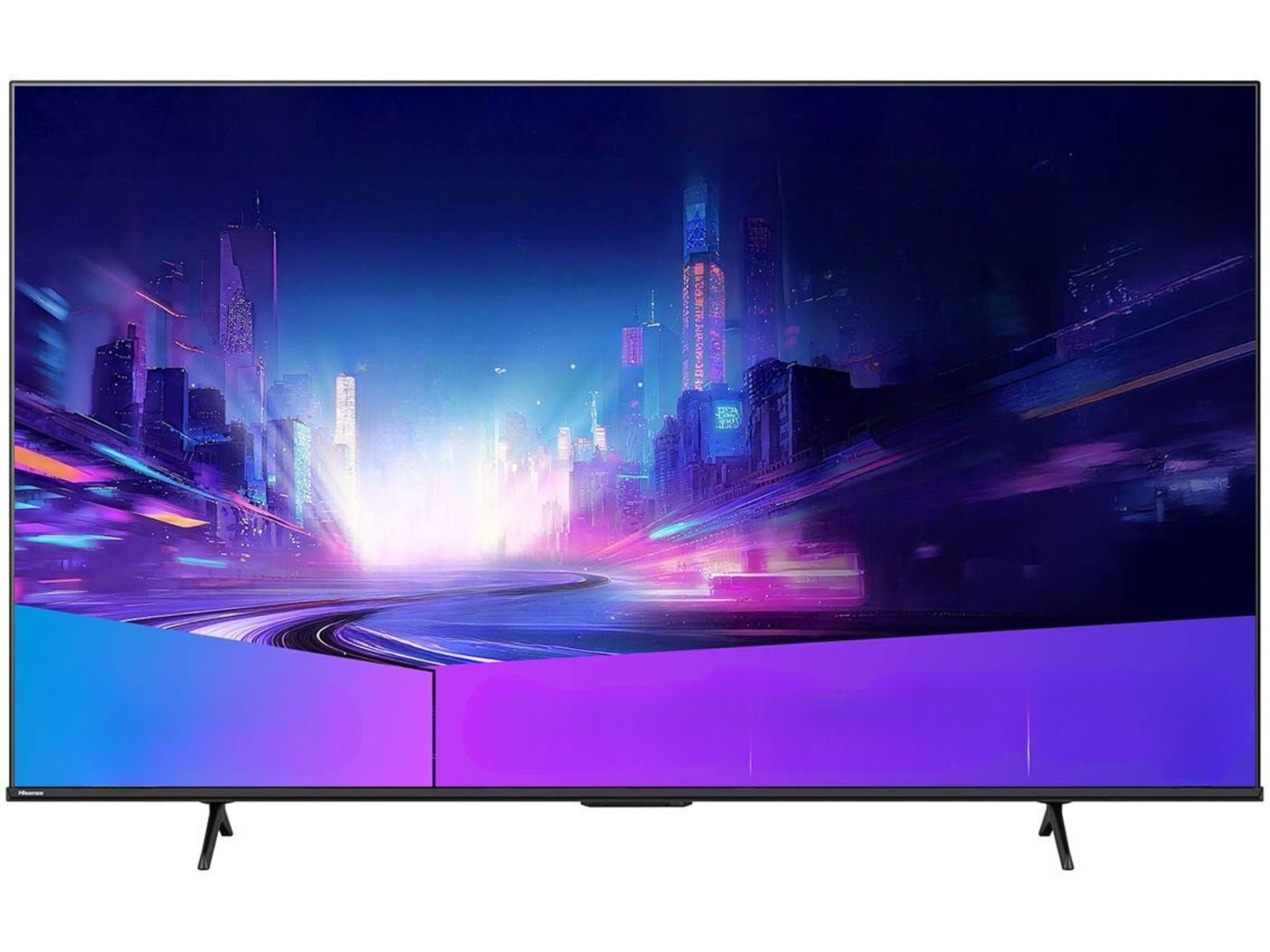 Telewizor Hisense 65E7Q PRO 65 cali 4K Smart TV – widok z przodu, ekran QLED