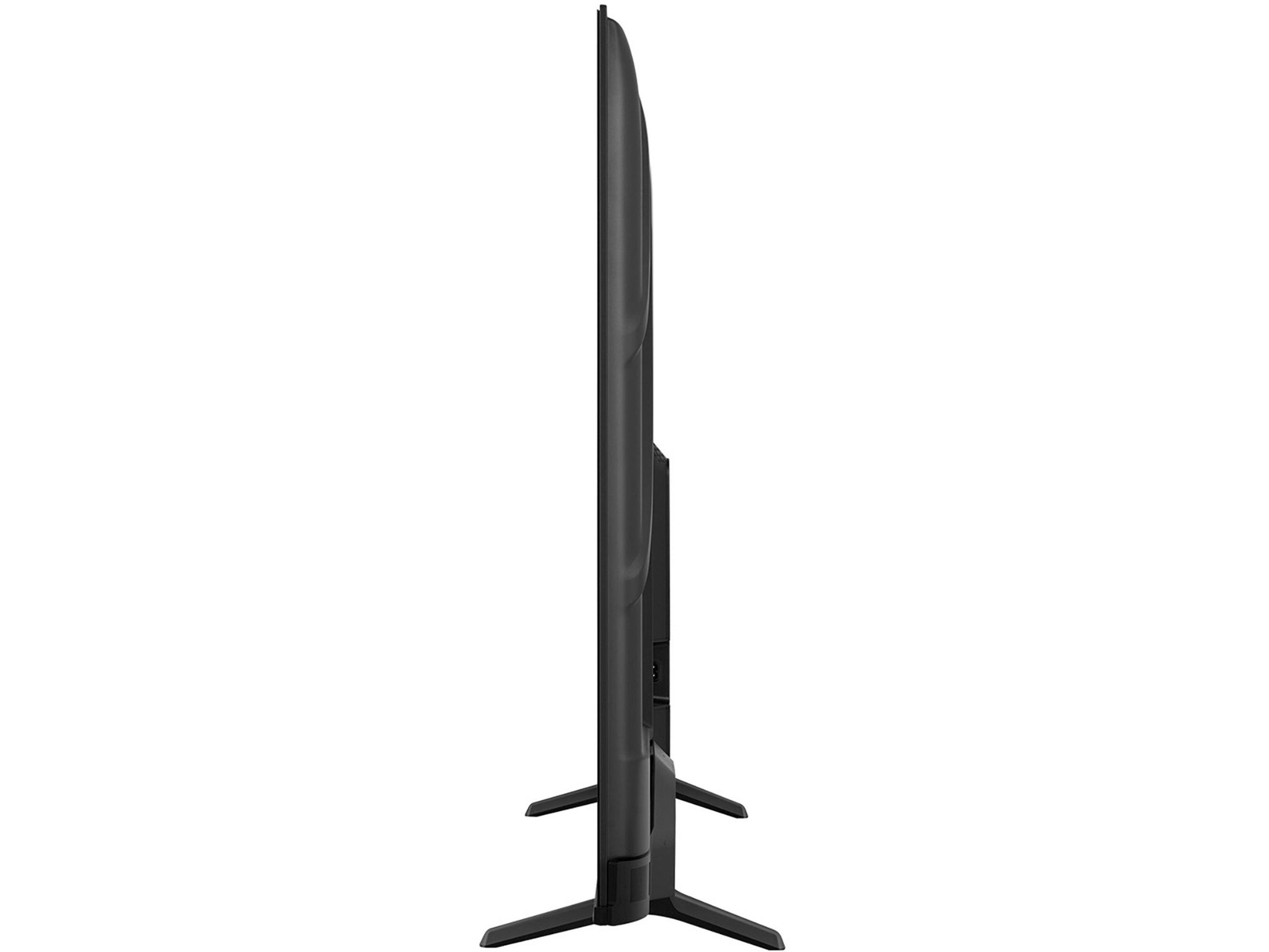 Telewizor Hisense 75E7Q PRO – profil boczny, smukła konstrukcja