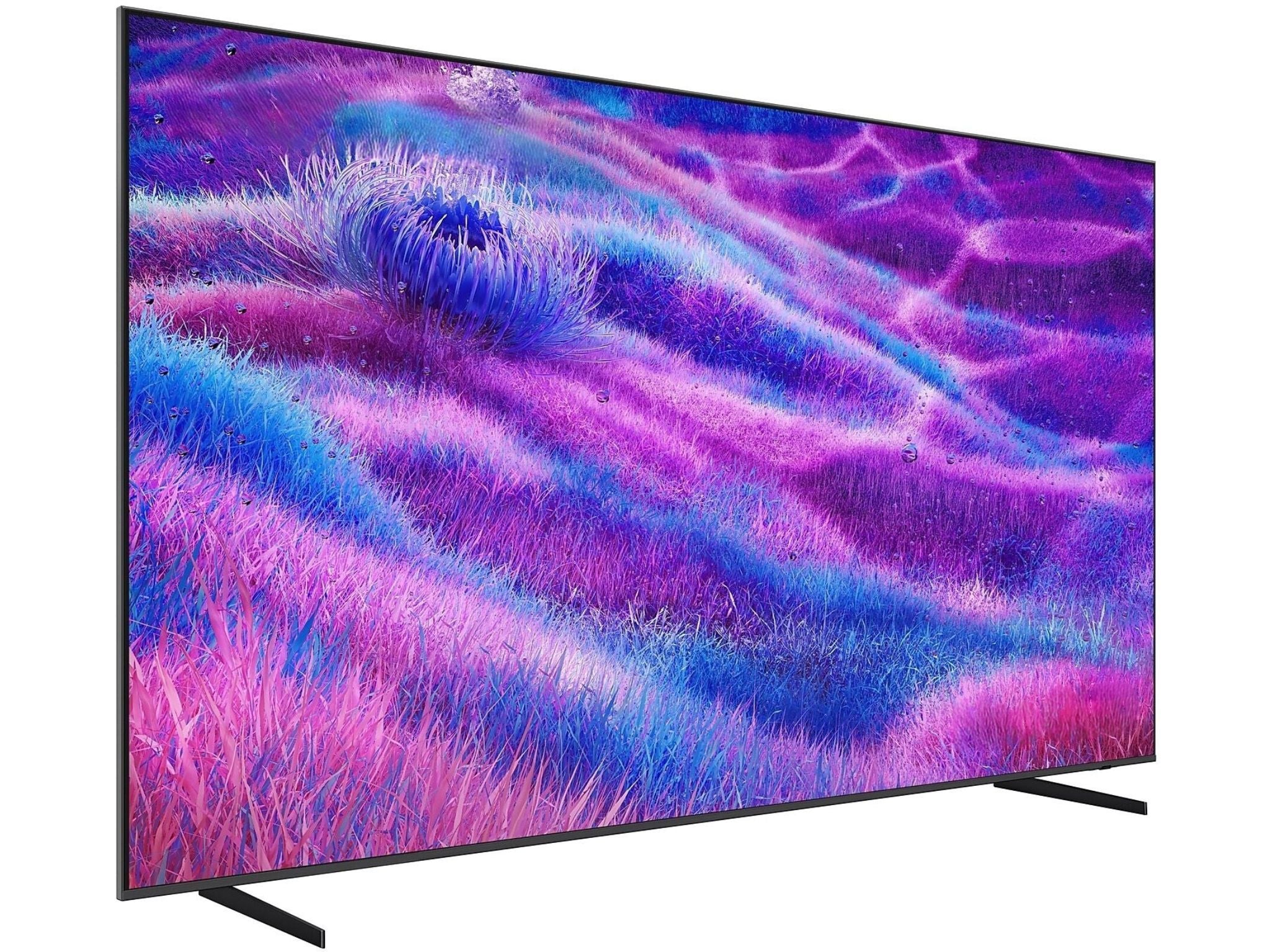 Telewizor Samsung QE100QN80FU – widok pod kątem, technologia Mini LED i ekran 4K