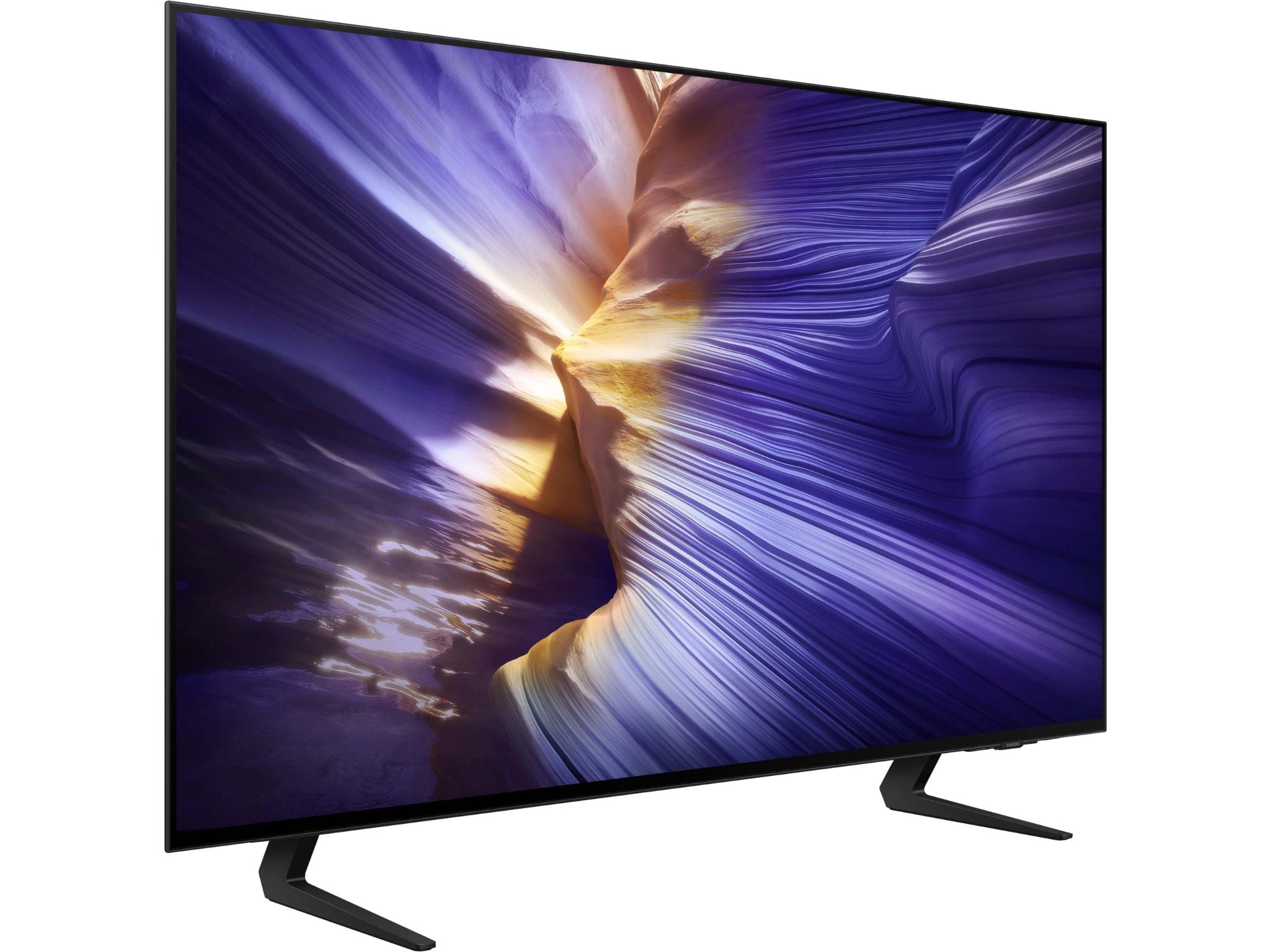 Telewizor Samsung QE42S90F – widok pod kątem, matryca OLED i obraz 4K