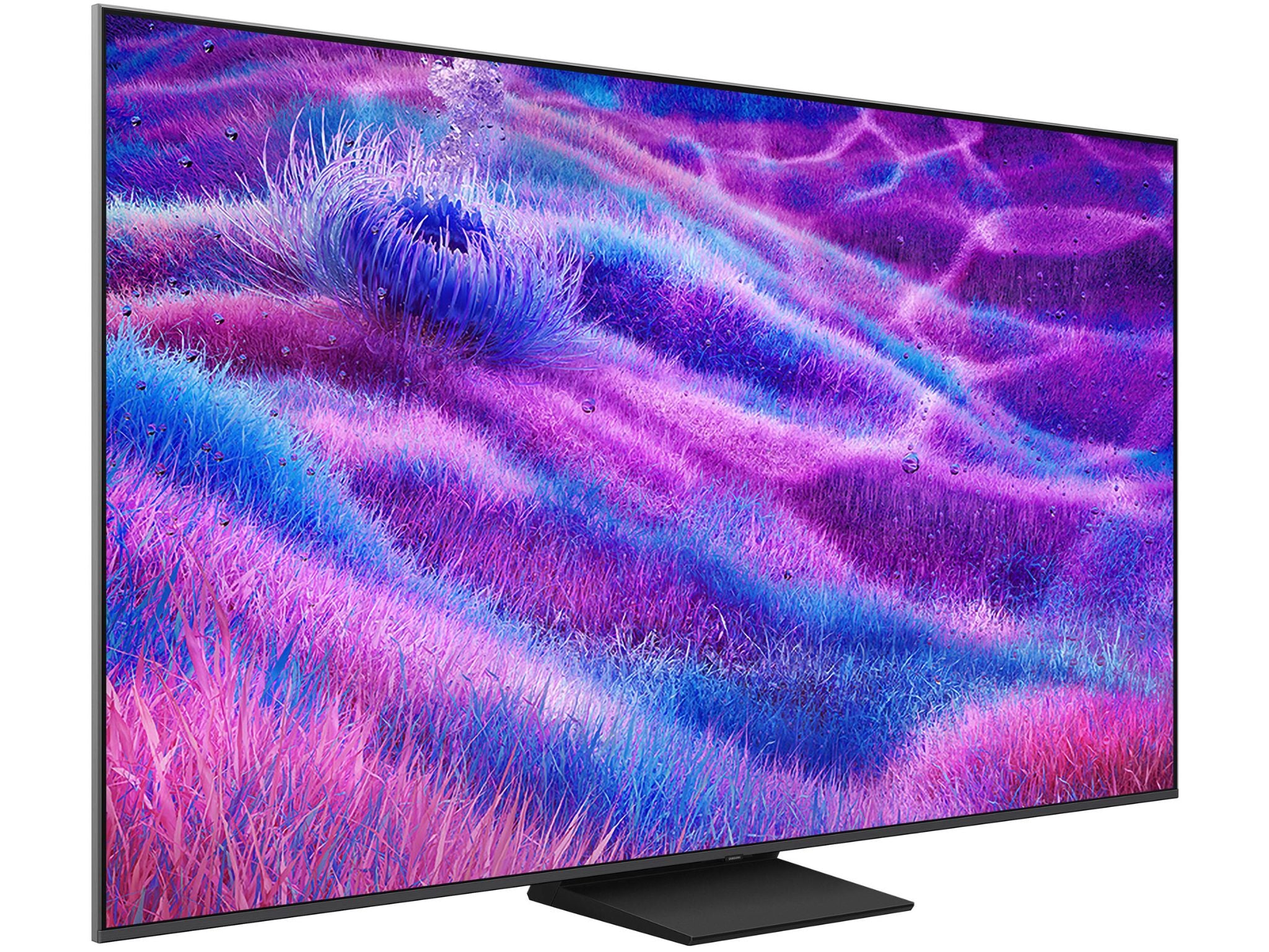 Telewizor Samsung QE85QN80F – widok pod kątem, technologia Mini LED i ekran 4K