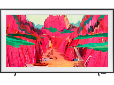 Telewizor Samsung QE85LS03FW 85 cali 4K The Frame Pro – widok z przodu, ekran jak obraz